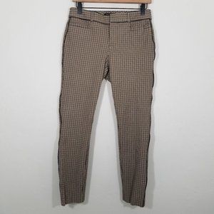Banana Republic Sloan Plaid Stretch Pant Size 2